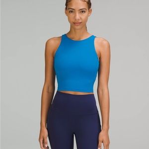 lululemon high neck align tank in poolside sz 8 EUC